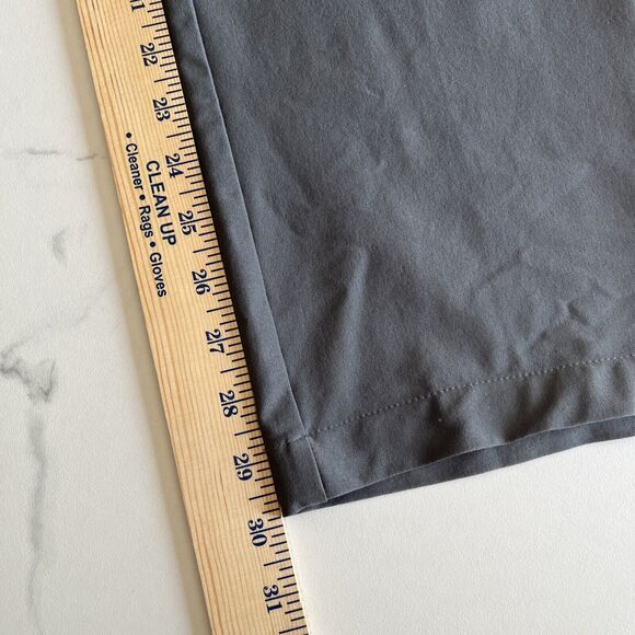 Adidas Golf Pants Mens Size 34 Gray Lightweight Performance Stretch Chino - Picture 11 of 15